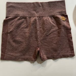 Pink VS workout shorts